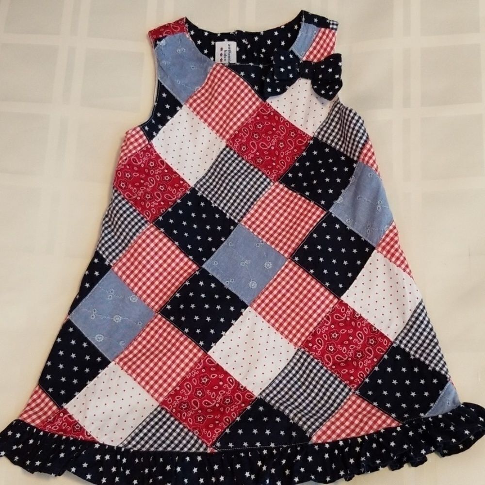 Authentic Kids Red,‎ White & Blue Dress